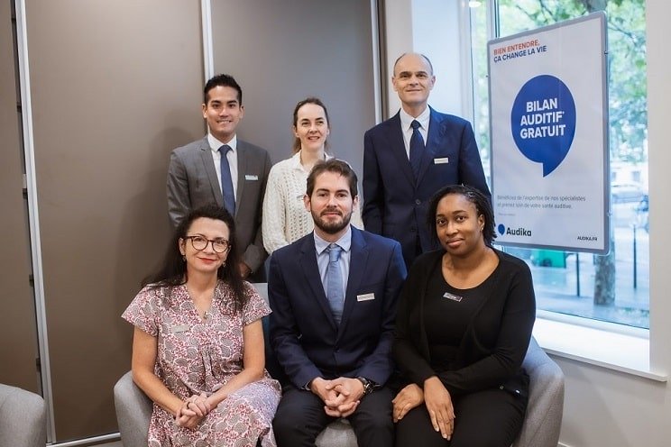 Equipe du laboratoire d'expertise auditive de Paris Etoile