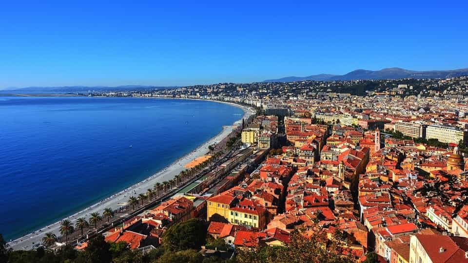 Paysage de la ville de Nice