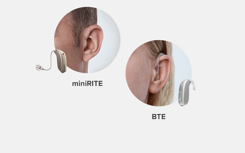 Appareils auditifs mini-contours et contours classiques