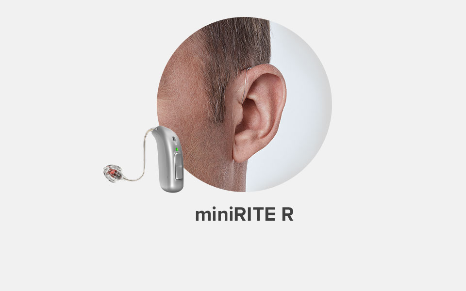 Appareil auditif mini-contours d'oreille (miniRITE)