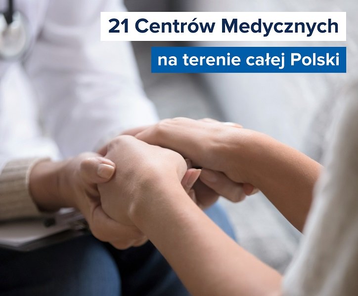 21 Centrów Medycznych Audika na terenie całej Polski.