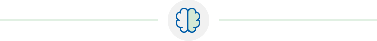 Ikon av hjärna som visar att den hörapparat som kan vara bäst för dig är utvecklad med BrainHearing-teknik.