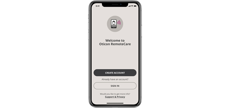 Oticon On App on iPhone