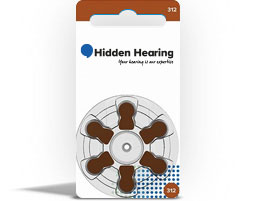 Hearing aid batteries size 312