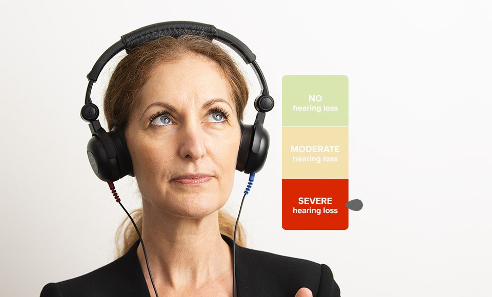 Online Hearing Test Results – Severe Hearing Loss