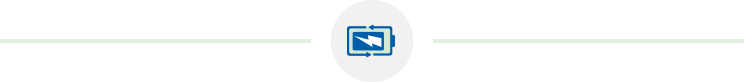 icon of rechargeable battery