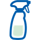 El icono muestra un spray de seguridad