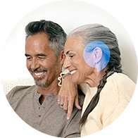 Couple watching tv