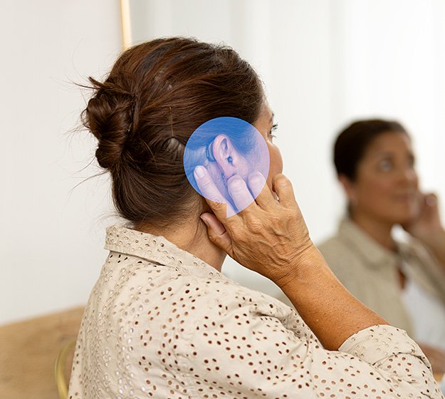 man with hearing loss