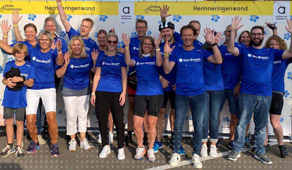 Van Boxtel fietst mee voor Alzheimer Nederland