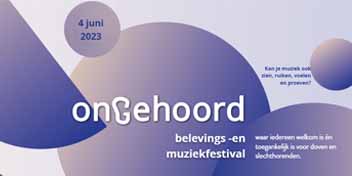 Affiche Ongehoord Festival 2023